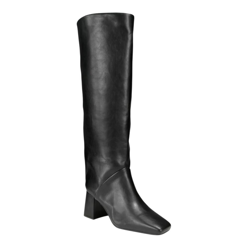 On 34th Women's Millerr Square Toe Knee High Boots Black Size 9 1/2